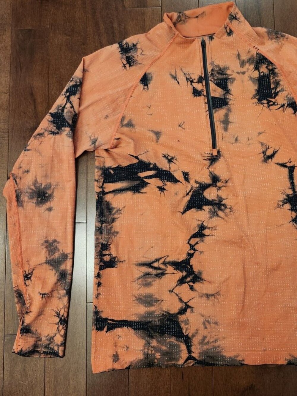 Lululemon Metal Vent Tech pullover men's tie dye long sleeve top in size large